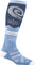 Darn Tough Swirlwind Over-the-Calf Lightweight Ski and Snowboard Socks - Women's - Midnight