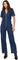 Duer Performance Denim Short Sleeve Jumpsuit - Women's - Dark Stone