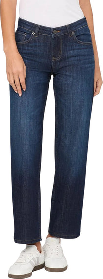 Duer Performance Denim Mid Rise Straight Jeans - Women's
