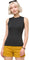 Duer Ribbed Pima High Neck Tank Top - Women's - Black