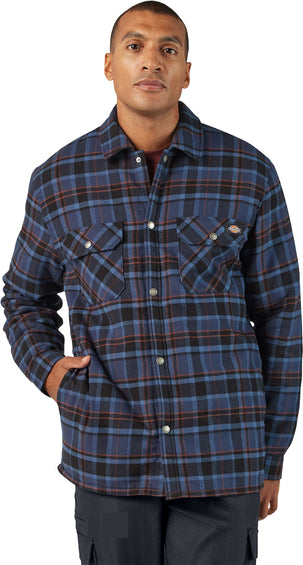 Dickies Sherpa Lined Flannel Shirt Jacket with Hydroshield - Men's