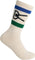 District Vision USA 2-Pack Cotton Socks - Unisex - Cream - Navy - Green Stripe