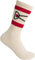 District Vision USA 2-Pack Cotton Socks - Unisex - Cream - Red Stripe