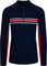 Dale of Norway Aksla Half Zip Baselayer Sweater - Men's - Navy - Red - Off White
