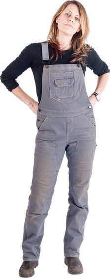 Dovetail Workwear Freshley Overall Grey Stretch Canvas - Women's