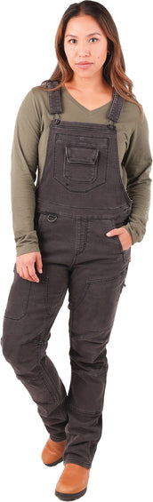 Dovetail Workwear FRESHLEY HOTSWAP STRETCH DENIM DROP SEAT OVERALLS - Women's