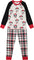 Deux par Deux Organic Cotton Christmas Dogs Print Two Piece Pajama Set - Baby Boy - Oatmeal Mix Christmas Dog Print