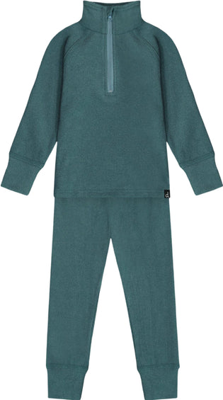 Deux par Deux Two Piece Thermal Underwear Set - Big Kids