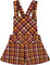 Deux par Deux Plaid Milano Shortall - Little Girl - Plaid Magenta - Brown
