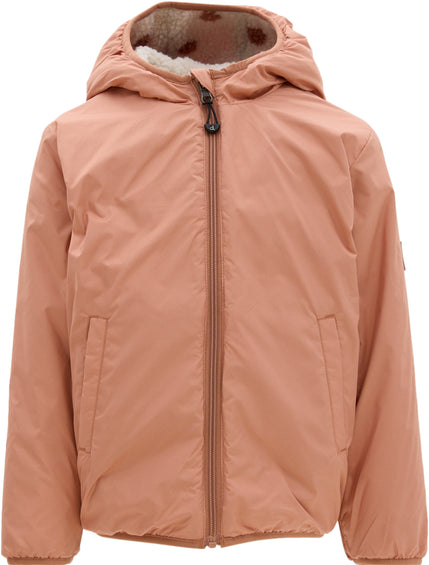 Deux par Deux Multicolored Reversible Sherpa Jacket - Kid