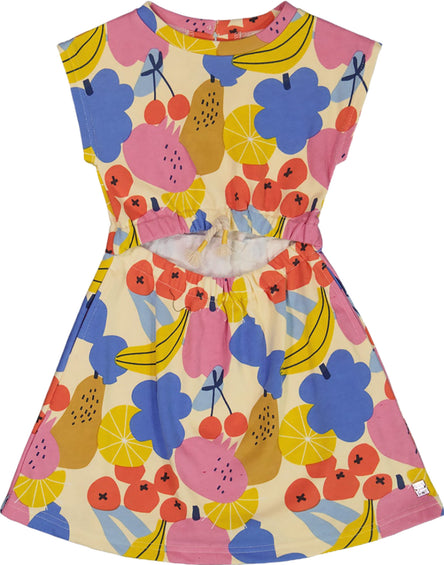 Deux par Deux Printed French Terry Dress - Big Girl