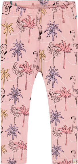 Deux par Deux Printed Organic Cotton Capri Legging - Little Girl