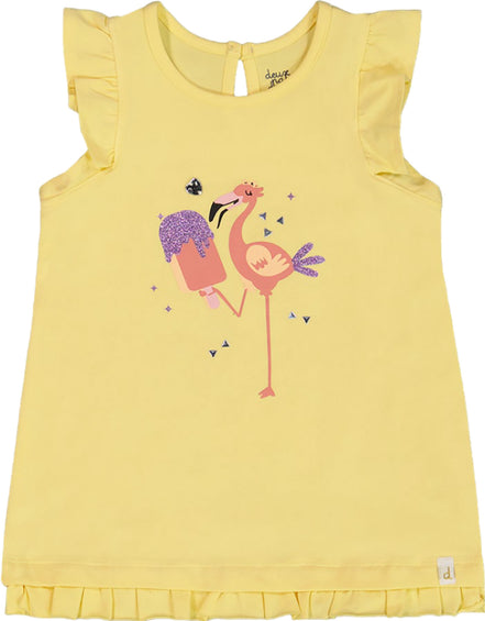 Deux par Deux Organic Cotton Tunic with Frill - Big Girl 