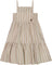 Deux par Deux Striped Sleeveless Linen Dress - Little Girl  - Stripes
