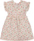 Deux par Deux Printed Seersucker Dress with Frill - Big Girl   - Printed Strawberries Off White