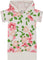 Deux par Deux Printed French Terry Hooded Dress - Little Girl - Printed Huge Flowers