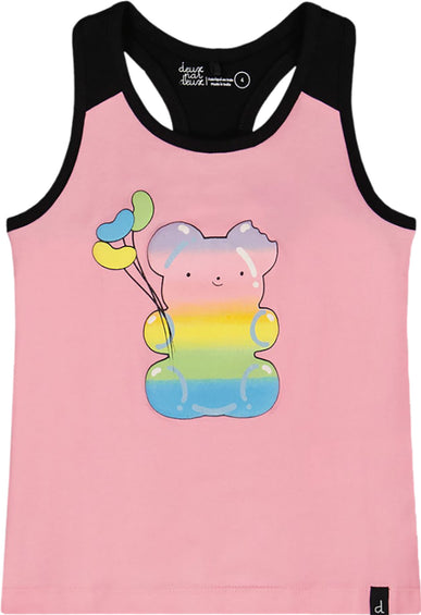 Deux par Deux Organic Candy Cotton Racerback Tank Top - Little Girl 