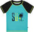 Deux par Deux Short Sleeve Rashguard - Little Boy - Bermuda