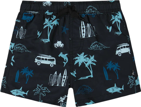 Deux par Deux Printed Swim Trunks - Big Boy