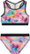 Deux par Deux Printed Two-Piece Racerback Swimsuit - Little Girl - Printed Rainbow Flowers