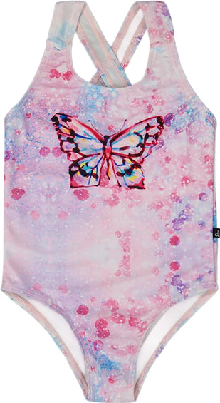 Deux par Deux Printed One-Piece Swimsuit - Little Girl