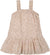 Deux par Deux Printed Eyelet Dress - Little Girl - Oyster Gray