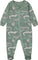 Deux par Deux Printed Organic Cotton One-Piece Pajama - Baby  - Printed Green Crocodiles