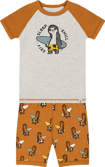 Deux par Deux Two-Piece Short Pajama Set - Baby Boy