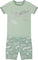 Deux par Deux Two-Piece Short Pajama Set - Baby Boy - Printed Green Crocodiles