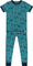 Deux par Deux Printed Two-Piece Short Sleeve Top and Pant Pajama Set - Big Boy - Printed Construction Trucks