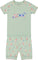 Deux par Deux Organic Cotton Two-Piece Short Pajama Set - Baby Girl - Printed Flowers - Butterflies