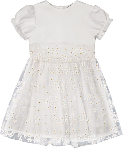 Deux par Deux Puff Sleeve Dress - Little Girl