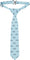 Deux par Deux Taupe Striped Neck Tie Light - Boy - Blue Bell