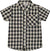 Deux par Deux Plaid Short Sleeve Button Down Shirt - Baby Boy - Plaid Black - Offwhite