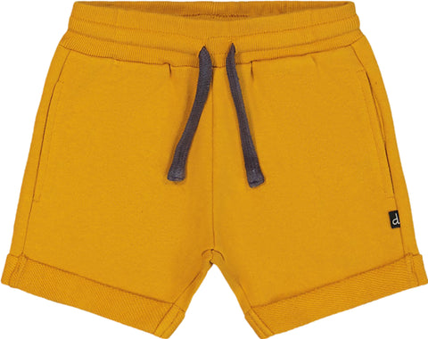 Deux par Deux Solid French Terry Shorts - Little Boy