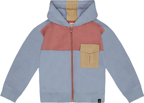 Deux par Deux French Terry Full Zip Hoodie Sweatshirt - Baby Boy