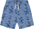 Deux par Deux Printed Chambray Shorts - Big Boy - Printed Island Landscape