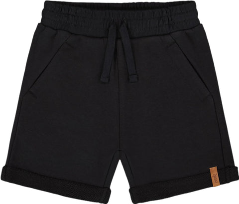 Deux par Deux Slant Pockets Solid French Terry Shorts - Little Boy