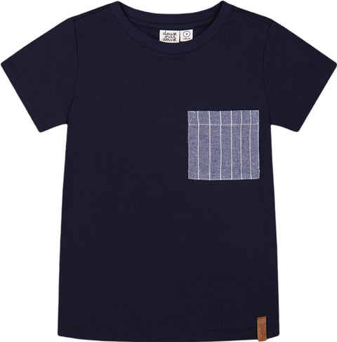 Deux par Deux Short Sleeve T-Shirt with Pocket - Big Boy