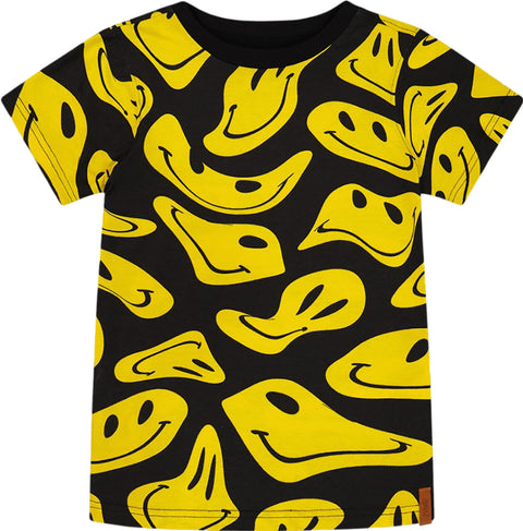 Deux par Deux Stretchy Printed Organic Cotton T-Shirt - Little Boy