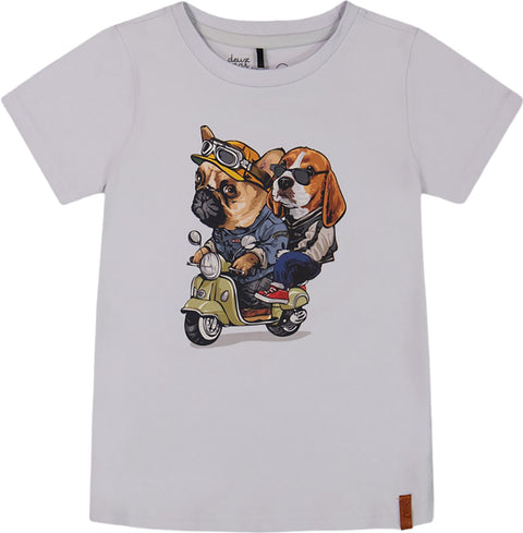 Deux par Deux Organic Cotton Graphic T-Shirt - Little Boy