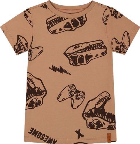 Deux par Deux Animal Printed Organic Cotton T-Shirt - Big Boy
