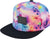Deux par Deux Printed Cap - Girls - Printed Rainbow Flowers