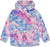 Deux par Deux Packable Windbreaker Jacket - Big Kids - Printed Pastel Clouds