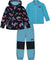 Deux par Deux 3-in-1 Mid-Season Outerwear Set with Printed Jacket - Little Girl - Air Blue