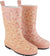 Deux par Deux Printed Rain Boots - Little Kids - Printed Pink Mini Flowers