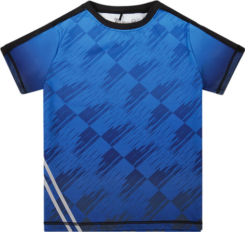 Deux par Deux Printed Athletic Top - Little Boy
