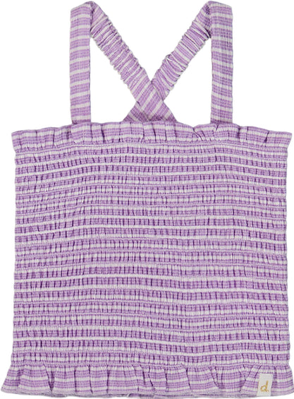 Deux par Deux Smocked Tank Top - Little Girl

