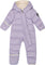 Deux par Deux Cloud One-Piece Compressible Car Seat Snowsuit - Baby - Purple Gray
