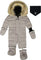 Deux par Deux Original One-Piece Puffy Snowsuit - Baby - Gray